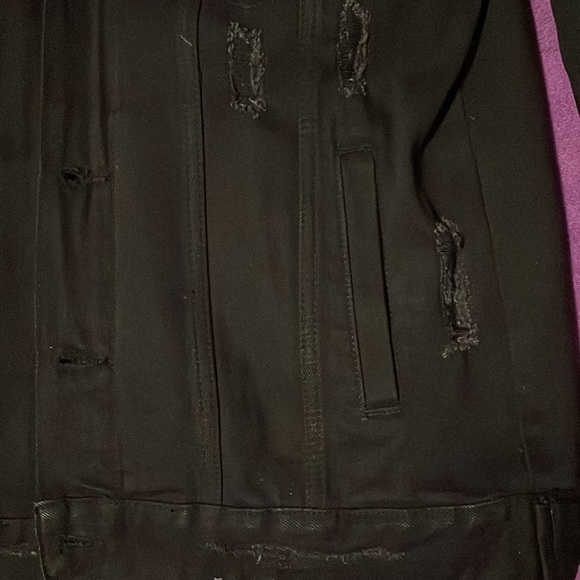 Never worn Skeleton embroidered Jeans jacket - Picture 4 of 5